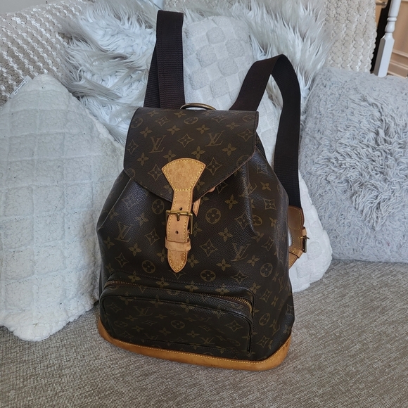 Other - Louis Vuitton Montsouris Gm Backpack Authentic...w/ COA